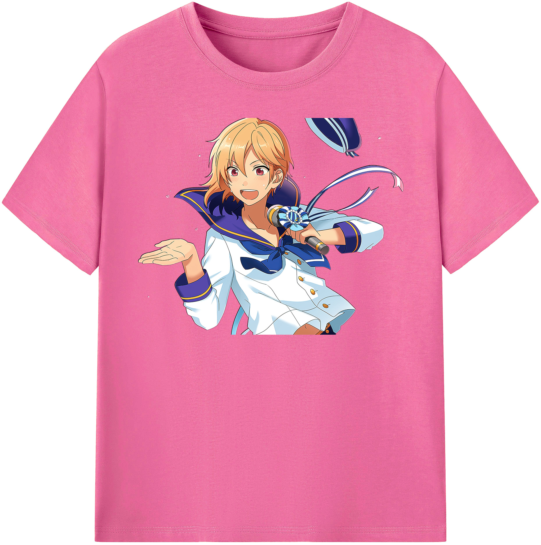 （画像用） あんさんぶるスターズ! Ensemble Stars レディースカジュアルプリントTシャツ（綿100％）
